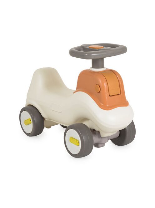 BUMPY ráülős, markoló kanalas bébitaxi kormánnyal SZÜRKE/BÉZS