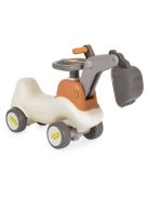 BUMPY ráülős, markoló kanalas bébitaxi kormánnyal SZÜRKE/BÉZS