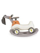 BUMPY ráülős, markoló kanalas bébitaxi kormánnyal SZÜRKE/BÉZS