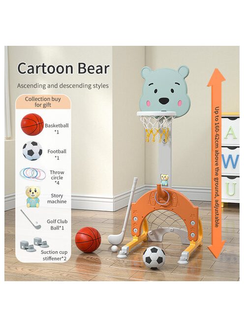 MONI kosárpalánk sport játékszett macis