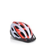 BICIKLIS sisak szellőzővel 54-58cm M méret PIROS