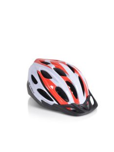 BICIKLIS sisak szellőzővel 54-58cm M méret PIROS