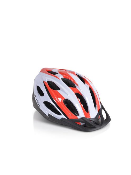 BICIKLIS sisak szellőzővel 54-58cm M méret PIROS