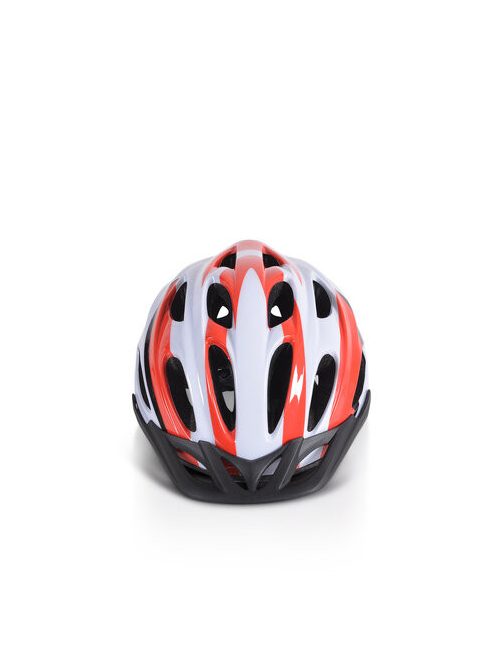 BICIKLIS sisak szellőzővel 54-58cm M méret PIROS