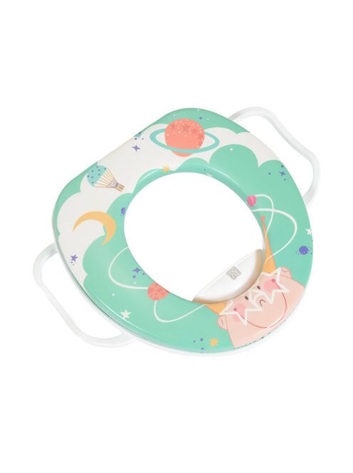 WIGGLE wc szűkítő kapaszkodóval mintás ZÖLD