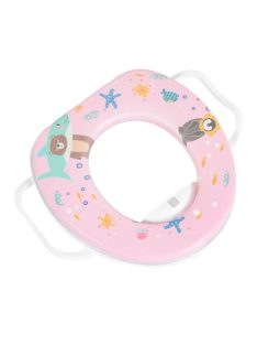 WIGGLE wc szűkítő kapaszkodóval mintás PINK