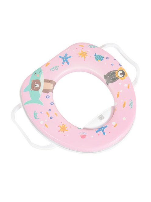 WIGGLE wc szűkítő kapaszkodóval mintás PINK