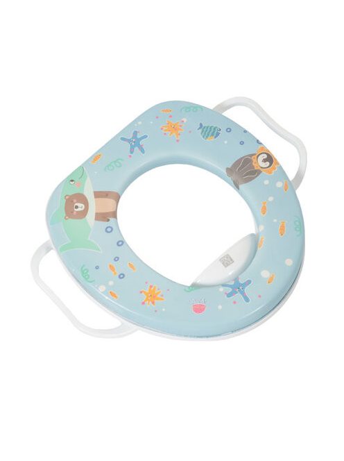 WIGGLE wc szűkítő kapaszkodóval mintás KÉK