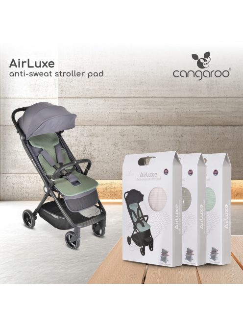 AIRLUXE babakocsi ülésvédő/nedvesség elleni huzatvédő SZÜRKE