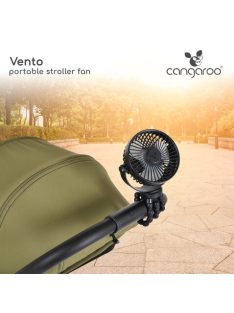 VENTO ventilátor babakocsihoz FEKETE