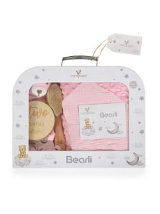 BEARLI ajándékszett takaró, játék, zokni 6in1 PINK