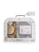 BEARLI ajándékszett takaró, játék, zokni 6in1 SZÜRKE