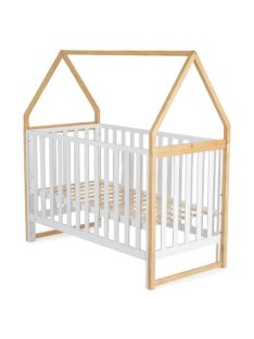   ASTRA fa babaágy házikó alakú, 3 magasságban állítható 60x120cm