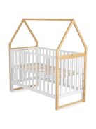 ASTRA fa babaágy házikó alakú, 3 magasságban állítható 60x120cm