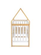 ASTRA fa babaágy házikó alakú, 3 magasságban állítható 60x120cm