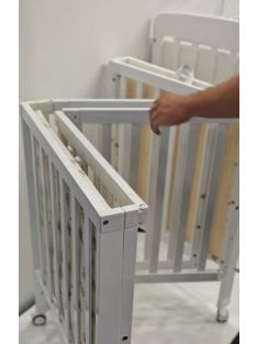 NOVA fa babaágy összecsukható FEHÉR