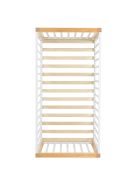 SIERRA fa babaágy rácsos 60*120cm FEHÉR/NATUR