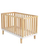 WHISPER fa babaágy 3 magasságban állítható 60x120cm NATUR