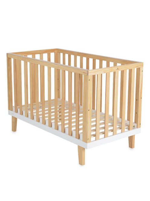 WHISPER fa babaágy 3 magasságban állítható 60x120cm NATUR