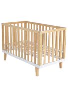 WHISPER fa babaágy 3 magasságban állítható 60x120cm NATUR