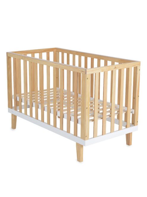 WHISPER fa babaágy 3 magasságban állítható 60x120cm NATUR