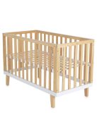 WHISPER fa babaágy 3 magasságban állítható 60x120cm NATUR