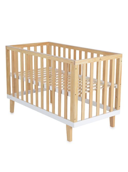 WHISPER fa babaágy 3 magasságban állítható 60x120cm NATUR