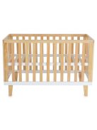 WHISPER fa babaágy 3 magasságban állítható 60x120cm NATUR