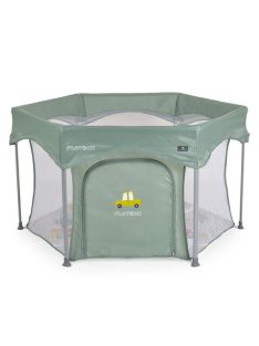 PLAYBOX utazó járóka 6szögletű ZÖLD