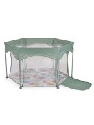 PLAYBOX utazó járóka 6szögletű ZÖLD