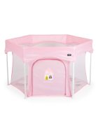 PLAYBOX utazó járóka 6szögletű PINK