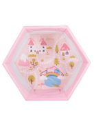 PLAYBOX utazó járóka 6szögletű PINK