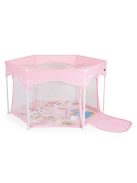 PLAYBOX utazó járóka 6szögletű PINK