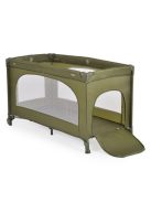 UNO utazóágy 1 szintes zippes kibújóval ZÖLD 