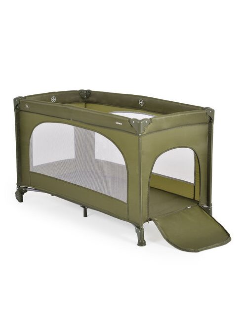 UNO utazóágy 1 szintes zippes kibújóval ZÖLD 