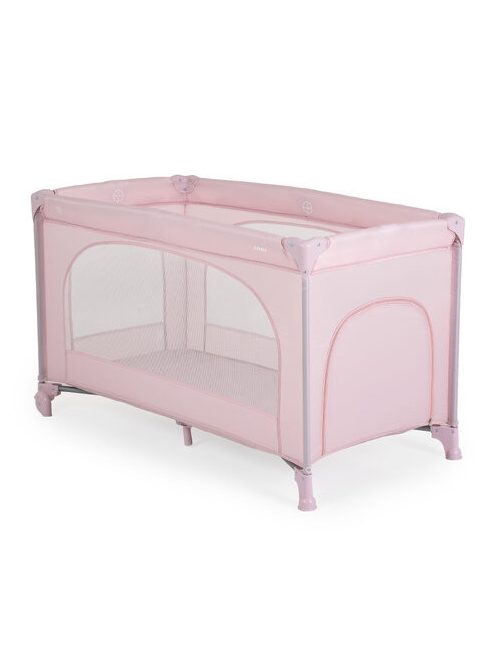 UNO utazóágy 1 szintes zippes kibújóval PINK 
