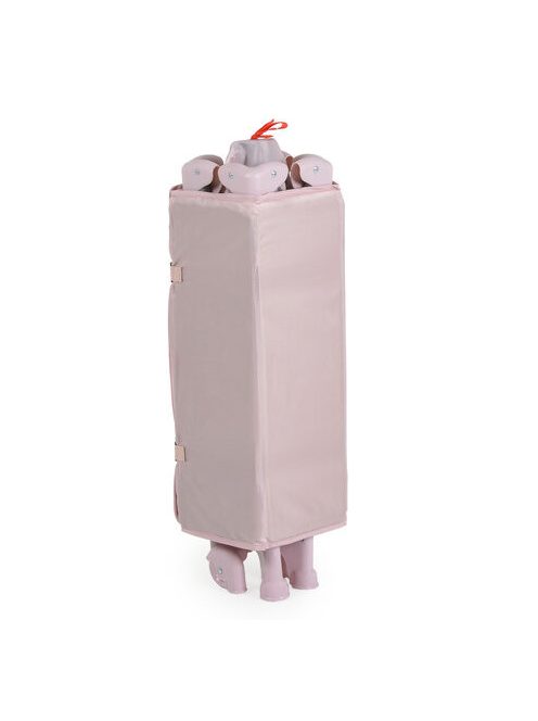 UNO utazóágy 1 szintes zippes kibújóval PINK 