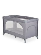 UNO utazóágy1 szintes zippes kibújóval SZÜRKE