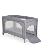 UNO utazóágy1 szintes zippes kibújóval SZÜRKE