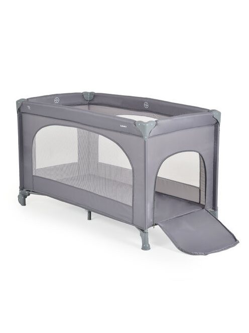 UNO utazóágy1 szintes zippes kibújóval SZÜRKE