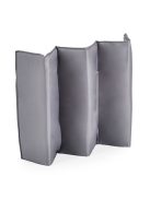 UNO utazóágy1 szintes zippes kibújóval SZÜRKE