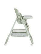 SURPRISE etetőszék szilikon tányérral, evőeszközzel, előkével ZÖLD