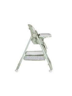   SURPRISE etetőszék szilikon tányérral, evőeszközzel, előkével ZÖLD