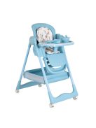 SURPRISE etetőszék szilikon tányérral, előkével VKÉK