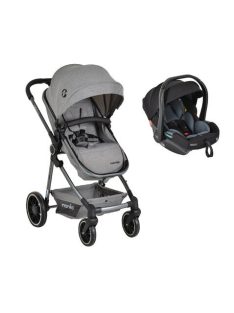   GISELLE átalakítható babakocsi és autós hordozó 40-87cm 2in1 SZÜRKE