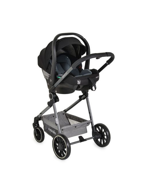 GISELLE  babakocsihoz autós hordozó szürke