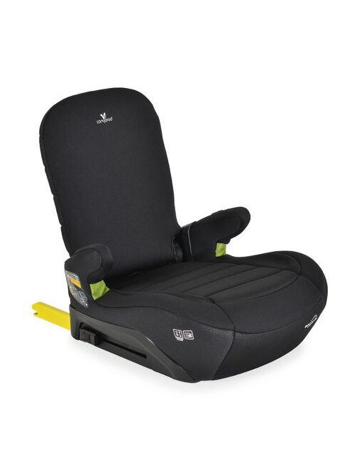 GALAXY ülésmagasító háttámlával 125-150cm, ISOFIX FEKETE