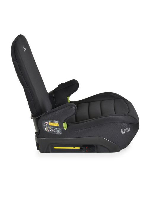 GALAXY ülésmagasító háttámlával 125-150cm, ISOFIX FEKETE