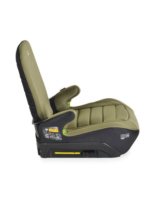 GALAXY ülésmagasító háttámlával 125-150cm, ISOFIX ZÖLD