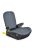 GALAXY ülésmagasító háttámlával 125-150cm, ISOFIX SZÜRKE